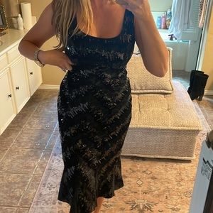 Diane Von Furstenberg Sequin Cocktail Dress